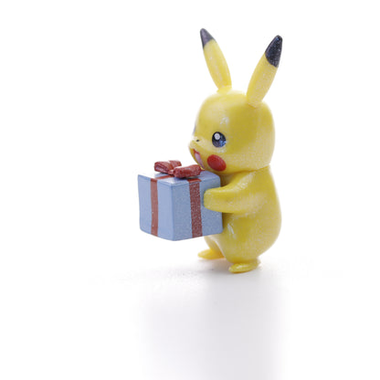 Pokemon Battle Figure - Pearly Glitter Pikachu with present