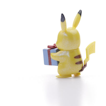 Pokemon Battle Figure - Pearly Glitter Pikachu with present