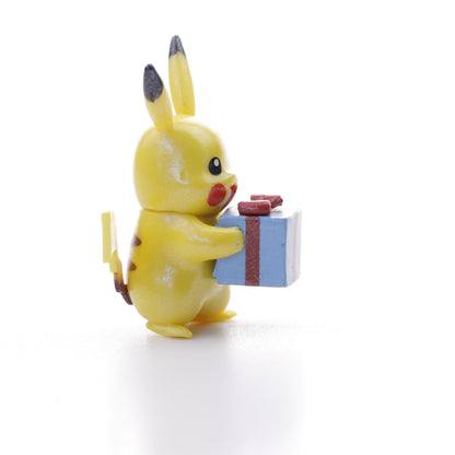 Pokemon Battle Figure - Pearly Glitter Pikachu with present